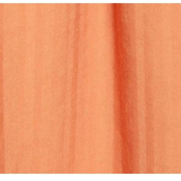 New NSR smocked orange midi ruffled straps sun dress size small - Picture 2 of 12